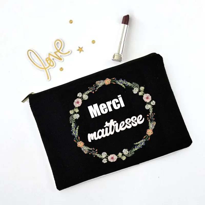 Woman Beauty Makeup - 여성용 메이크업 가방, 미스트레스 프린트 세면
