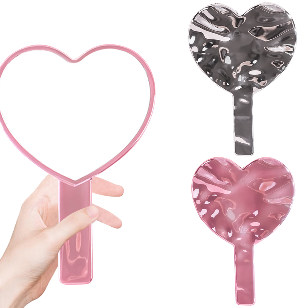 Woman Beauty Makeup - 1pc 휴대용 메이크업 거울 전기 도금