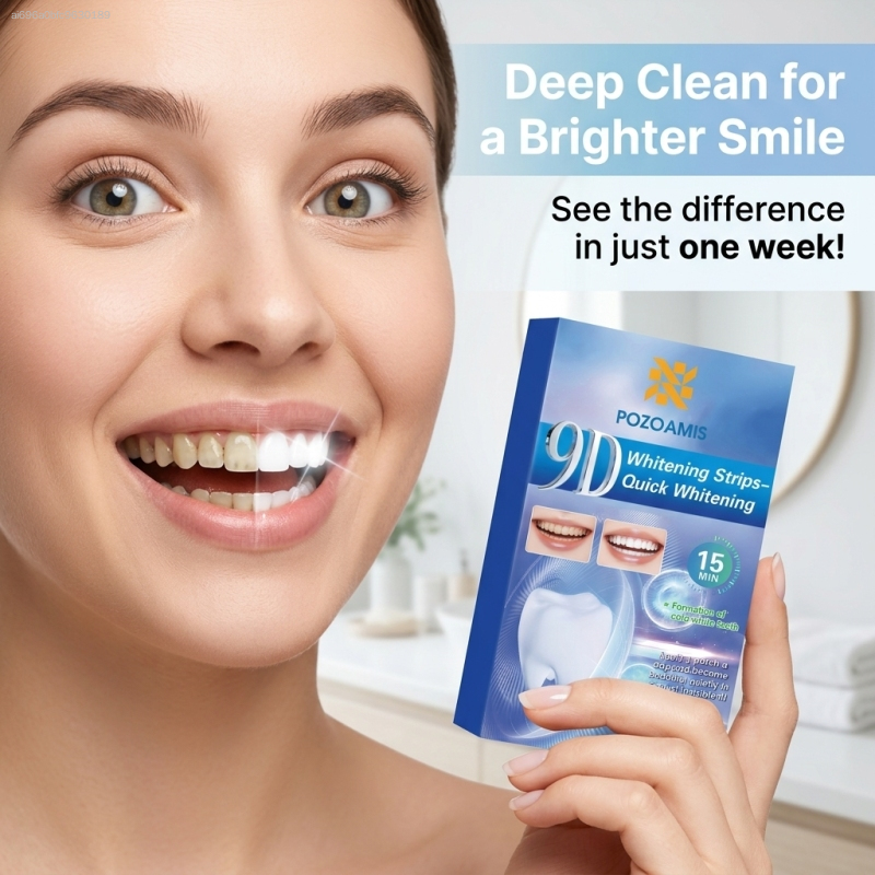 Teeth Whitening Strips - 치아 미백 및 광채 스트립