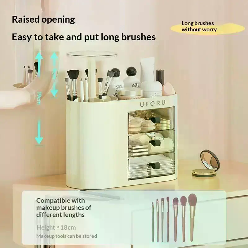 자동 푸시 리프팅 메이크업 정리함 대형 서랍 세트 화장 - Beauty Makeup Vanity Set 리뷰 및 가격