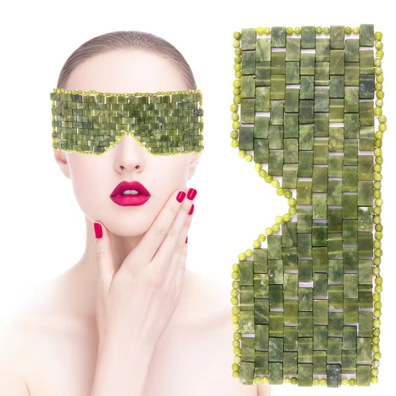 옥 아이 마스크 페이셜 마사저 천연석 구아샤 스크래퍼  - Jade Roller Gua Sha 리뷰 및 가격