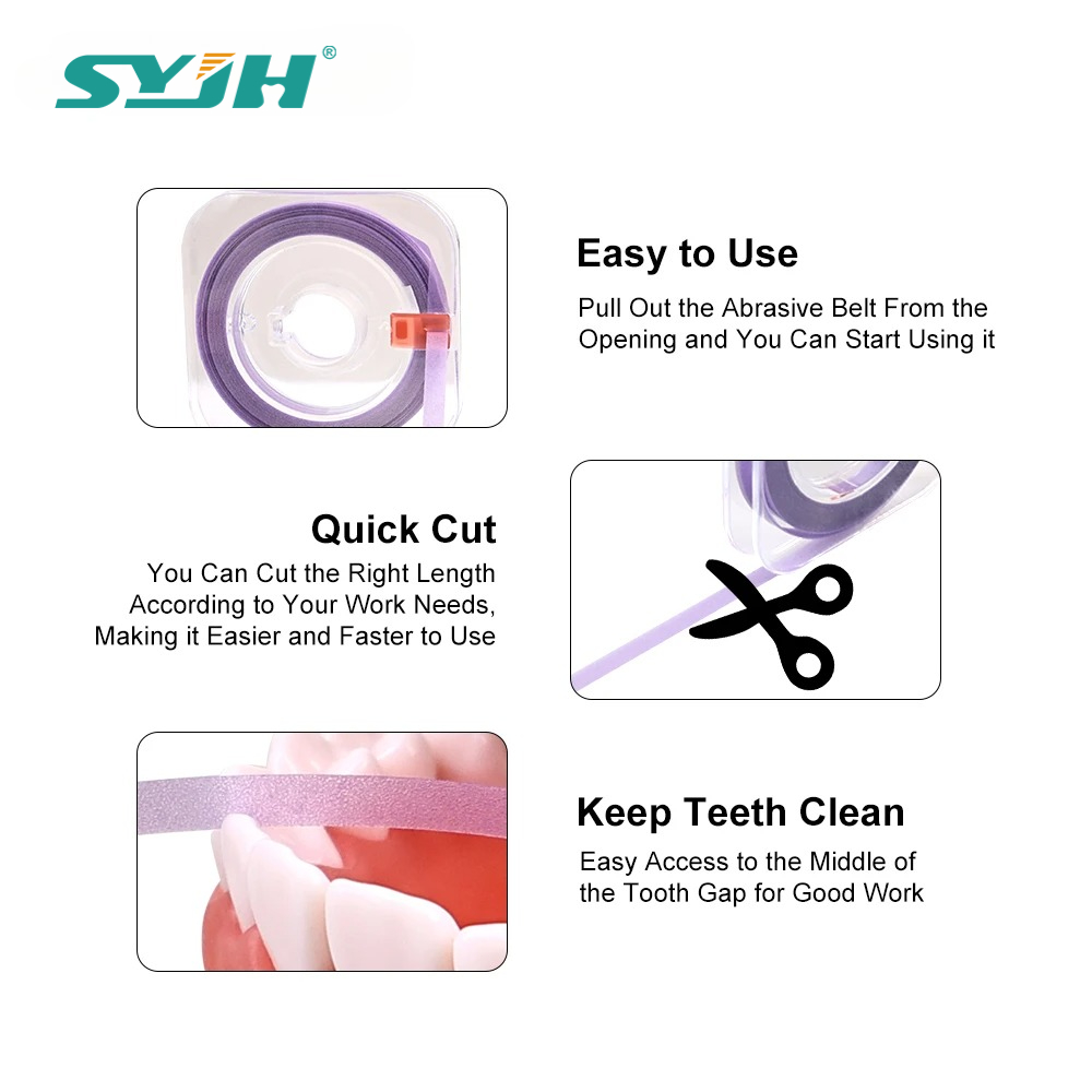 치아 연마 스트립 롤 치아 미백 키트 3가지 그릿 6M - Teeth Whitening Strips 리뷰 및 가격