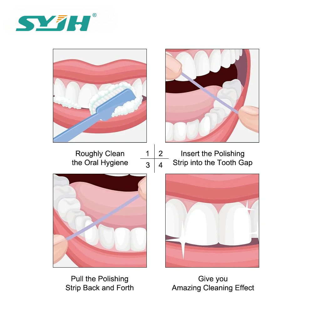 치아 연마 스트립 롤 치아 미백 키트 3가지 그릿 6M - Teeth Whitening Strips 리뷰 및 가격