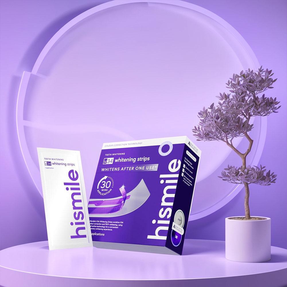 보라색 치아 미백 스트립은 밝은 흰색 치아를 회복시킵니 - Teeth Whitening Strips 리뷰 및 가격