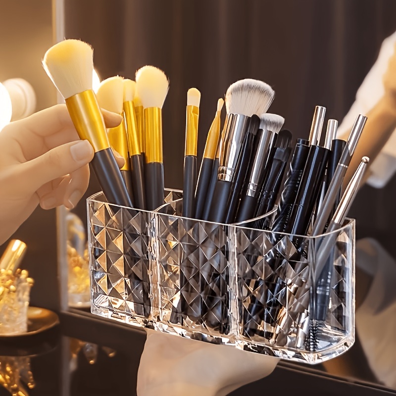 3피스 고급 뷰티 수납 세트, 다이아몬드 3칸 투명 메 - Beauty Makeup Vanity Set 리뷰 및 가격