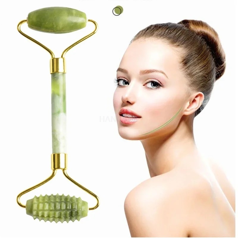 얼굴용 옥 마사지 롤러 세트 구아샤 보드 더블 헤드 옥 - Jade Roller Gua Sha 리뷰 및 가격