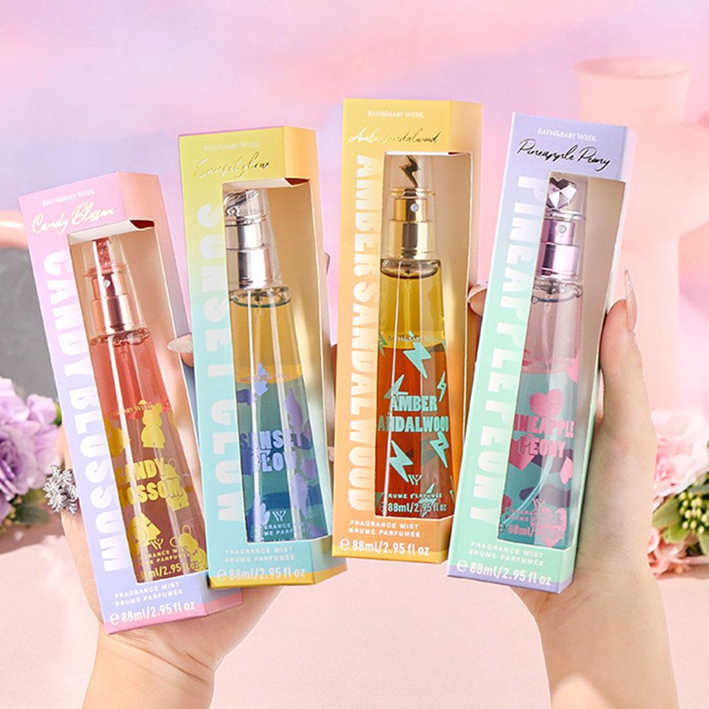 4가지 향 여성 바디 미스트 세트, 오래 지속되는 과일 - Woman Beauty Makeup 리뷰 및 가격