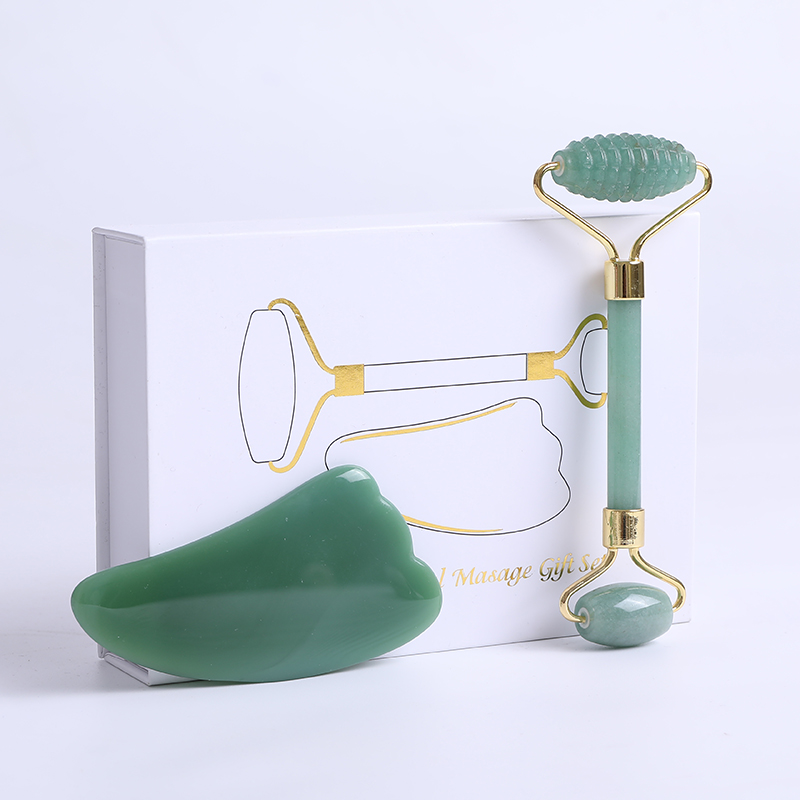 아벤츄린 옥 롤러 마사지기 얼굴용 구아샤 스크레이퍼 천 - Jade Roller Gua Sha 리뷰 및 가격