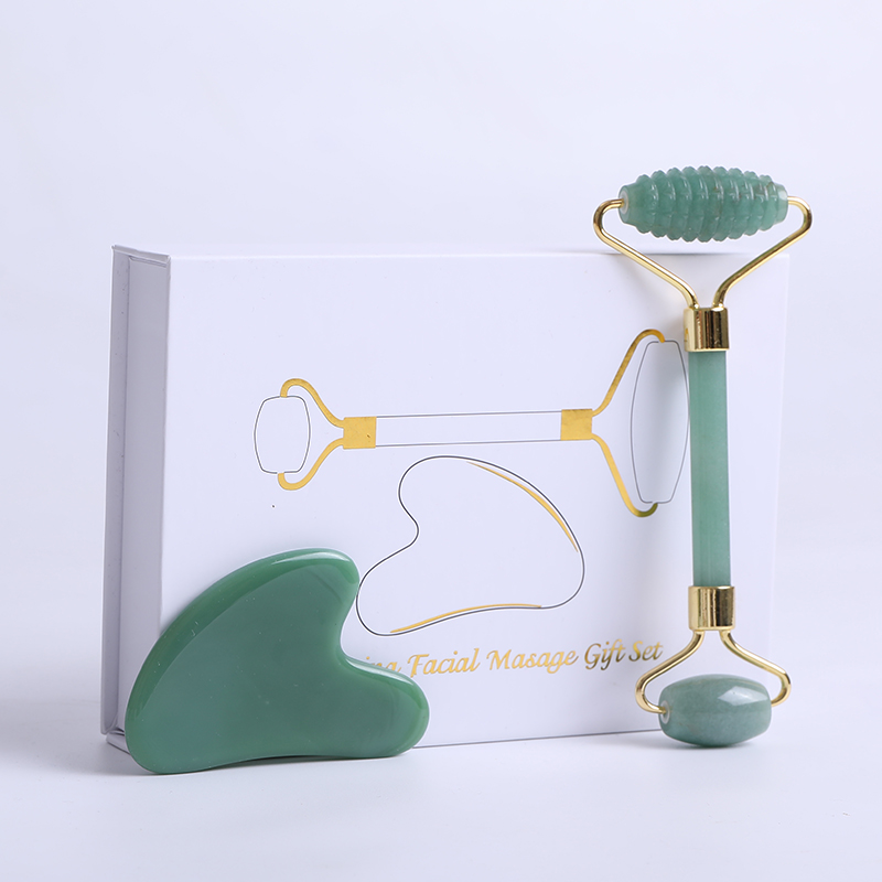 아벤츄린 옥 롤러 마사지기 얼굴용 구아샤 스크레이퍼 천 - Jade Roller Gua Sha 리뷰 및 가격