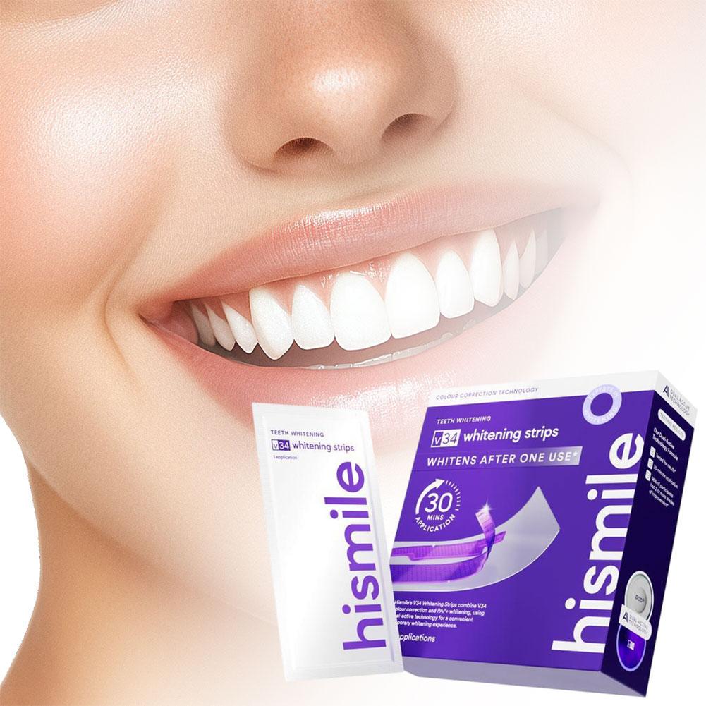 보라색 치아 미백 스트립 치아 얼룩 치료 치아 미백 및 - Teeth Whitening Strips 리뷰 및 가격