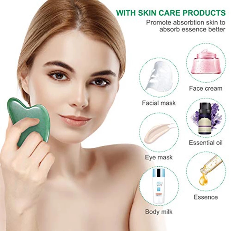 로즈 쿼츠 천연 옥 롤러 마사지기 구아샤 세트 흑요석  - Jade Roller Gua Sha 리뷰 및 가격