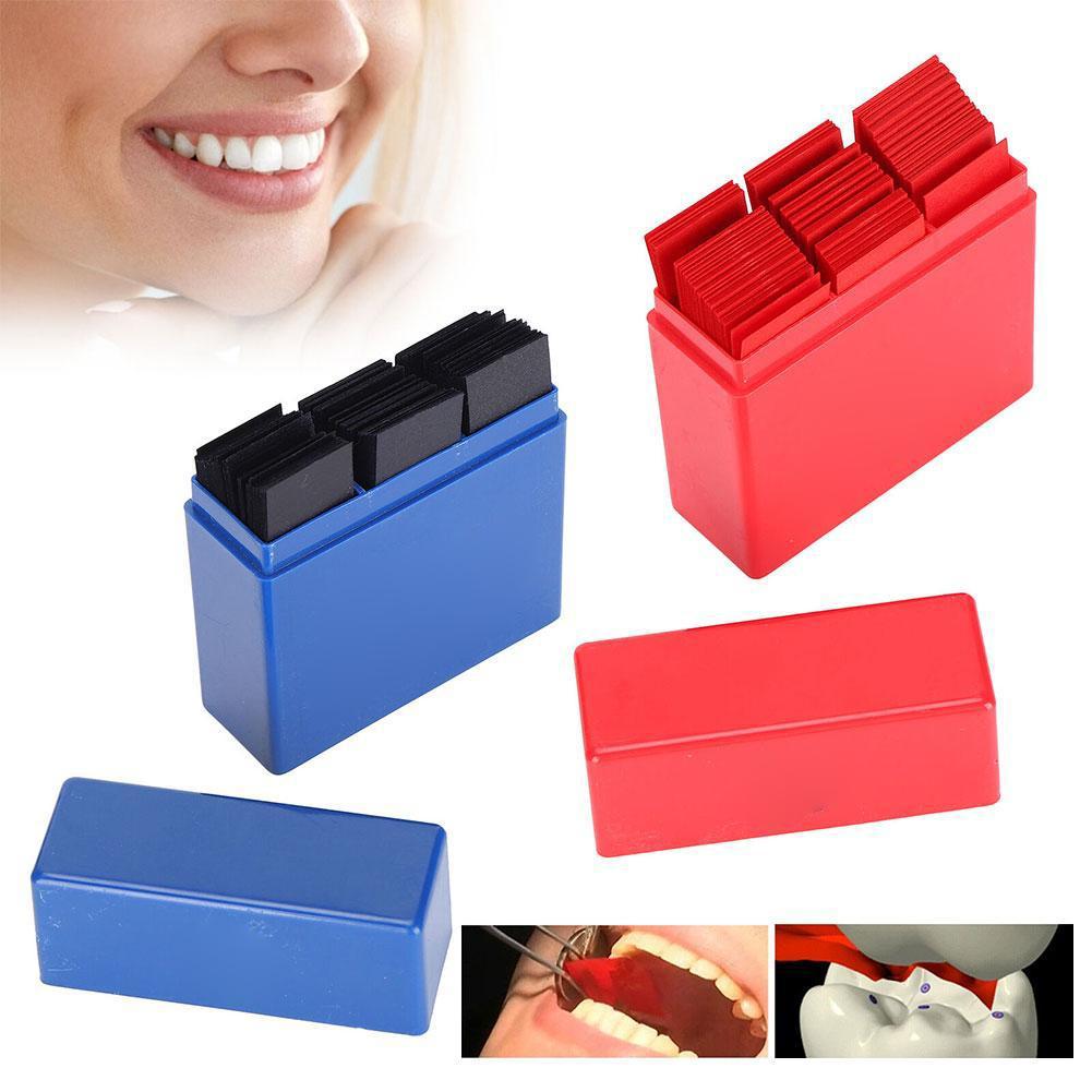 300매 치과용 교합지 블루 레드 양면 바이트 스트립  - Teeth Whitening Strips 리뷰 및 가격