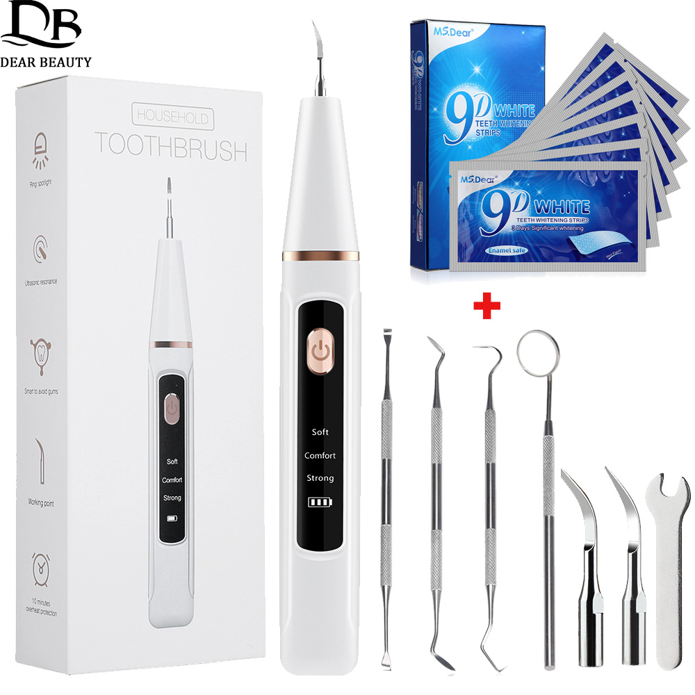 초음파 치과 미적분 제거제 및 9D 치아 미백 스트립  - Teeth Whitening Strips 리뷰 및 가격