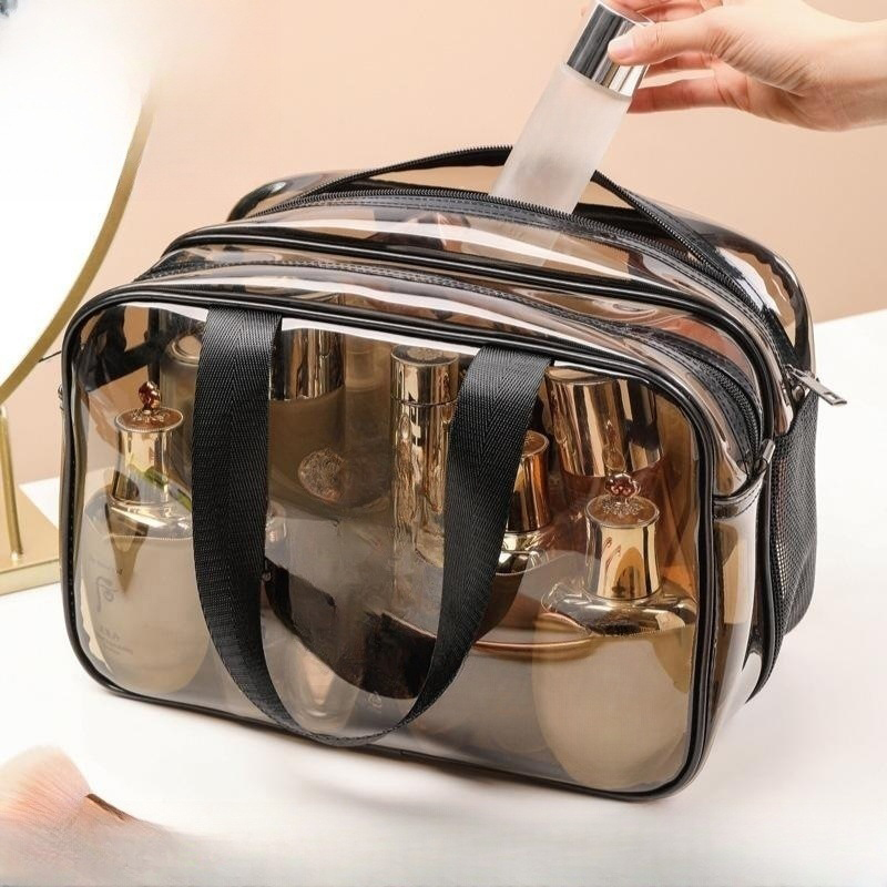 1개 더블 레이어 대용량 화장품 정리함 휴대용 여행 세 - Beauty Makeup Tool Collection 리뷰 및 가격