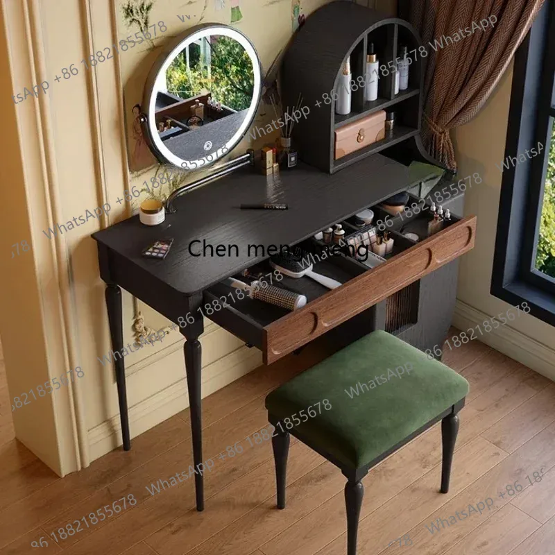 블랙 화장대 세트 (서랍, 스툴 포함) - 대형 뷰티  - Beauty Makeup Vanity Set 리뷰 및 가격