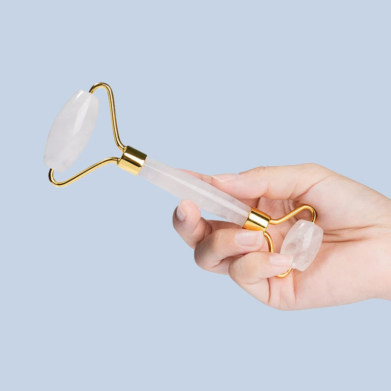 자연 화이트 크리스탈 페이스 마사지 롤러 구 아슈 스크 - Jade Roller Gua Sha 리뷰 및 가격