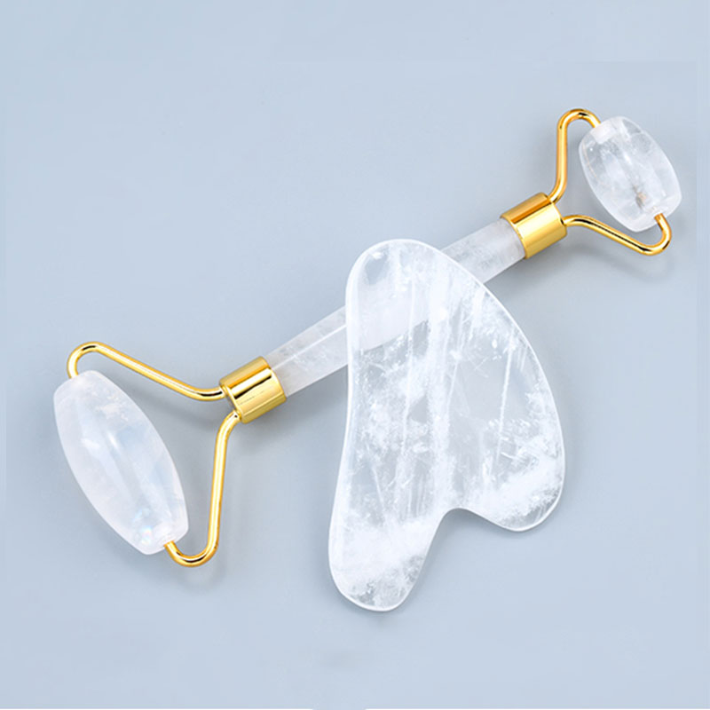 자연 화이트 크리스탈 페이스 마사지 롤러 구 아슈 스크 - Jade Roller Gua Sha 리뷰 및 가격