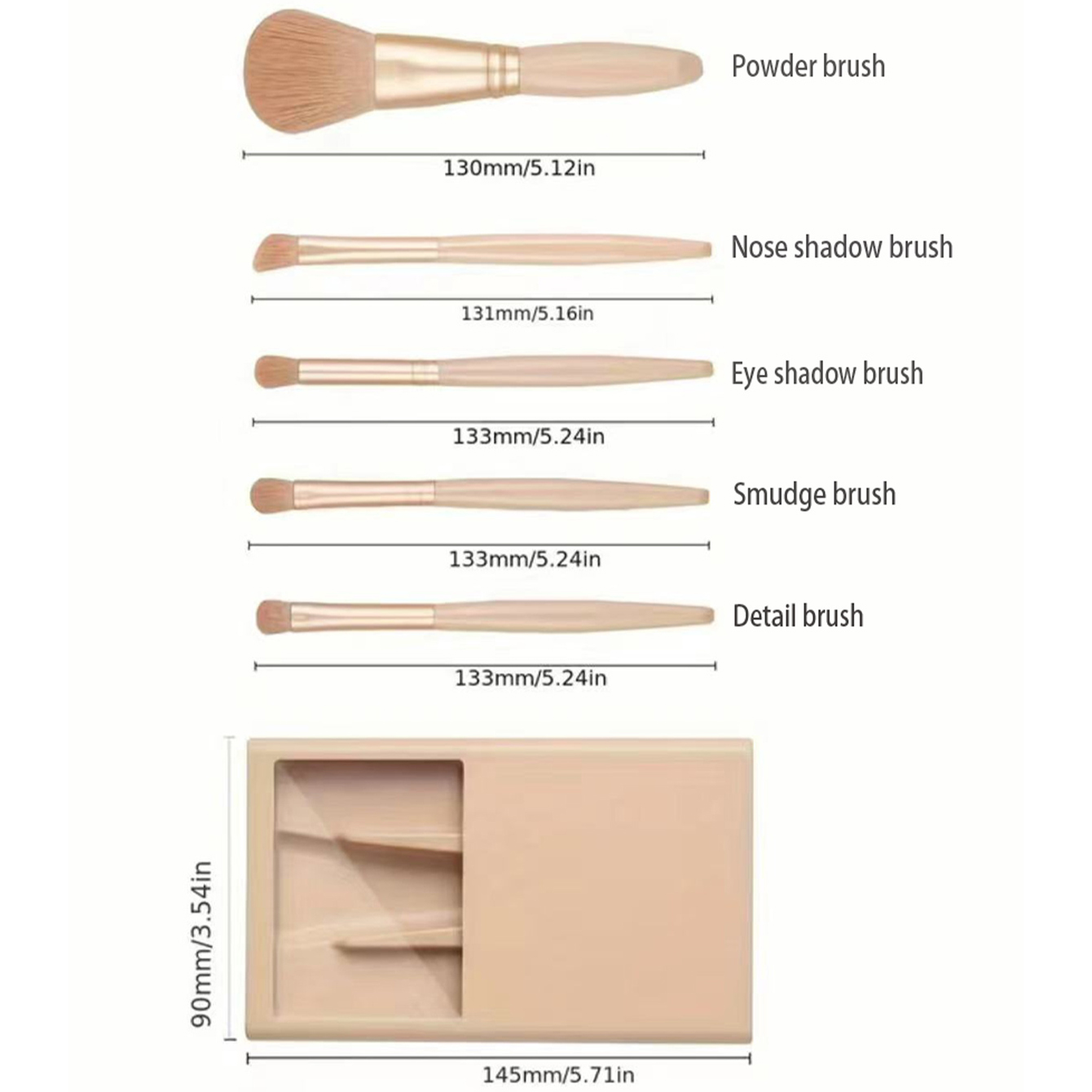 거울과 케이스 접이식 상자 스토리지 메이크업 브러쉬 세 - Beauty Makeup Tool Collection 리뷰 및 가격