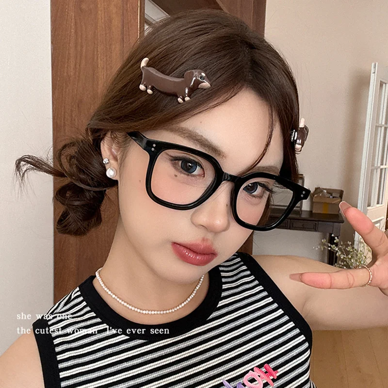 도구 귀여운 만화 액세서리 헤어 클립 개 모양 사이드  - Woman Beauty Makeup 리뷰 및 가격