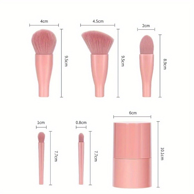5종 세트 여성용 메이크업 브러쉬 박스 세트, 파우더  - Beauty Makeup Tool Collection 리뷰 및 가격