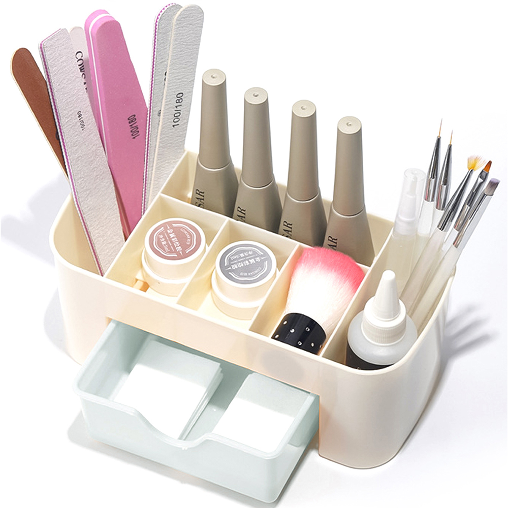 네일 아트 주최자 데스크탑 서랍 화장품 보관 상자 메이 - Beauty Makeup Lipstick 리뷰 및 가격