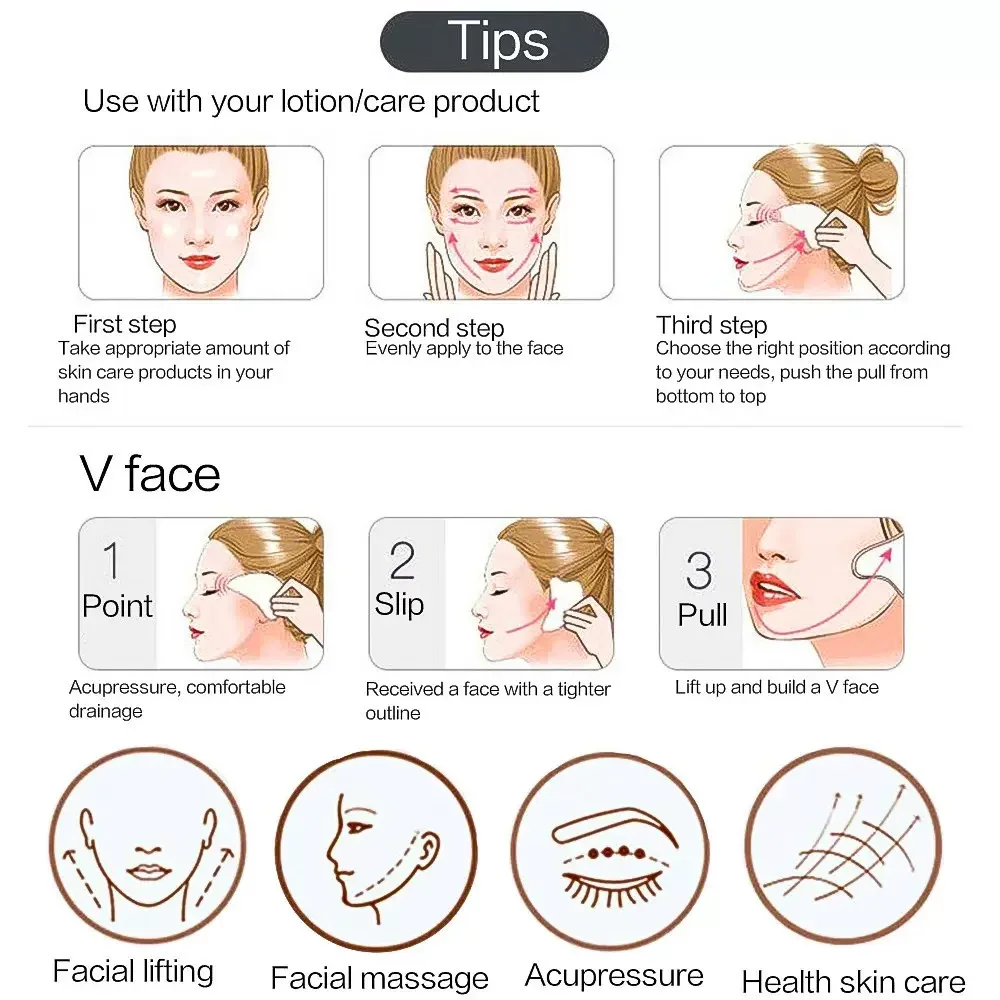 3pcs 세트 수지 롤러 마사지 얼굴 바디 Gua Sh - Jade Roller Gua Sha 리뷰 및 가격
